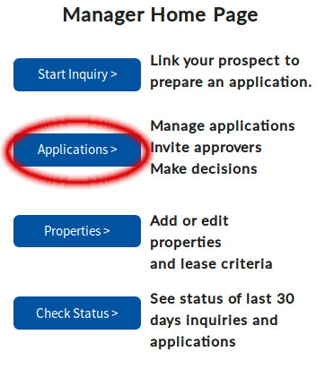 Screenshot of how to review a screening report - Step 1